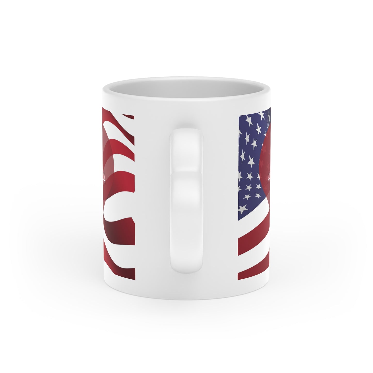 Love America Again Heart-Shaped Mug